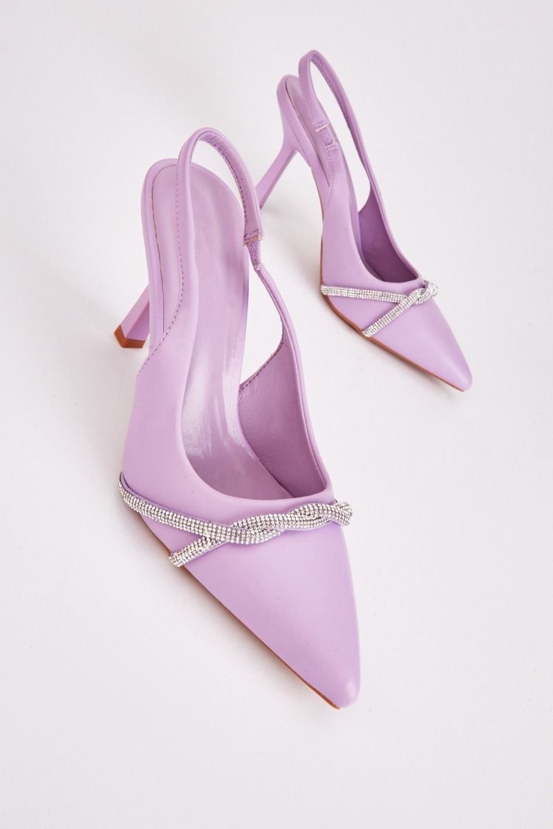 Lilac Slingback Heel